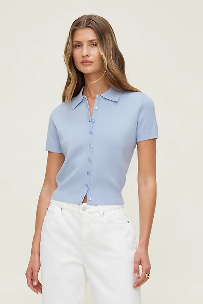 Cardigan polo