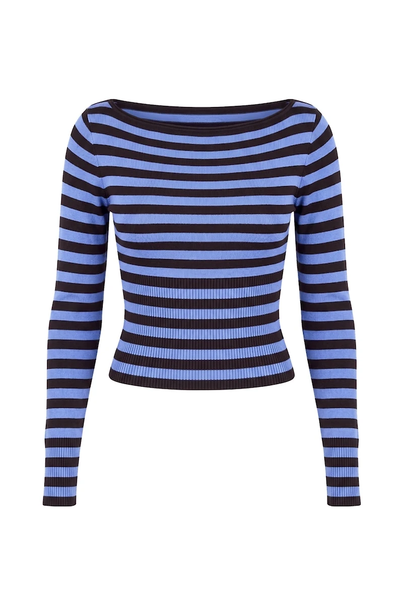 Ryan Fitted Boatneck Sweater