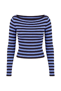 Ryan Fitted Boatneck Sweater