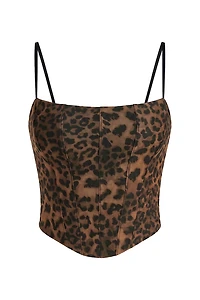 Haut bustier en maille