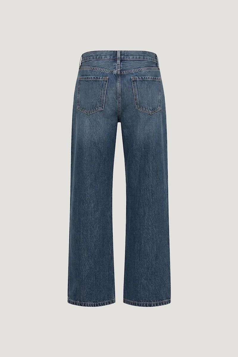 Jules Relaxed Low Rise Straight Leg Jeans