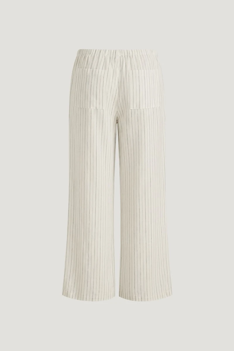 Leo Linen Wide Leg Pants