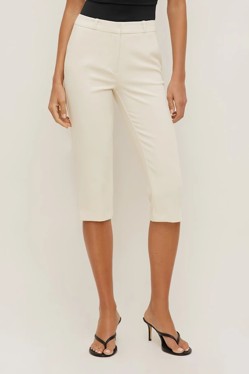 High Rise Capri Pants