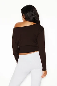 Off Shoulder Reset Long Sleeve Top