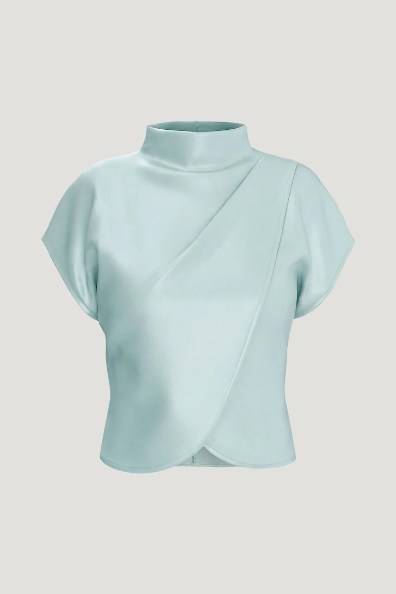 Ella Layered Satin Blouse