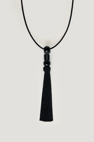 Long Fringe Necklace