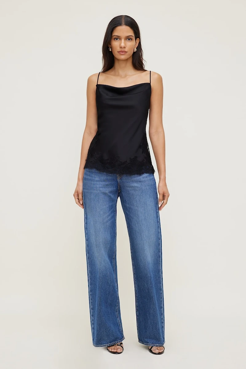 Madi Lace Satin Cami Top