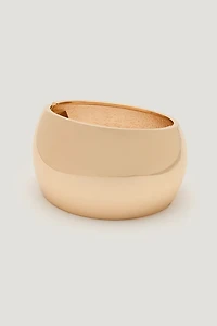 Oversized Chunky Snap Bangle Bracelet