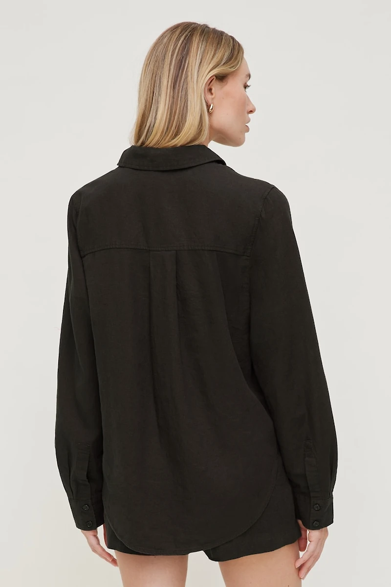 Isla Oversized Linen Shirt