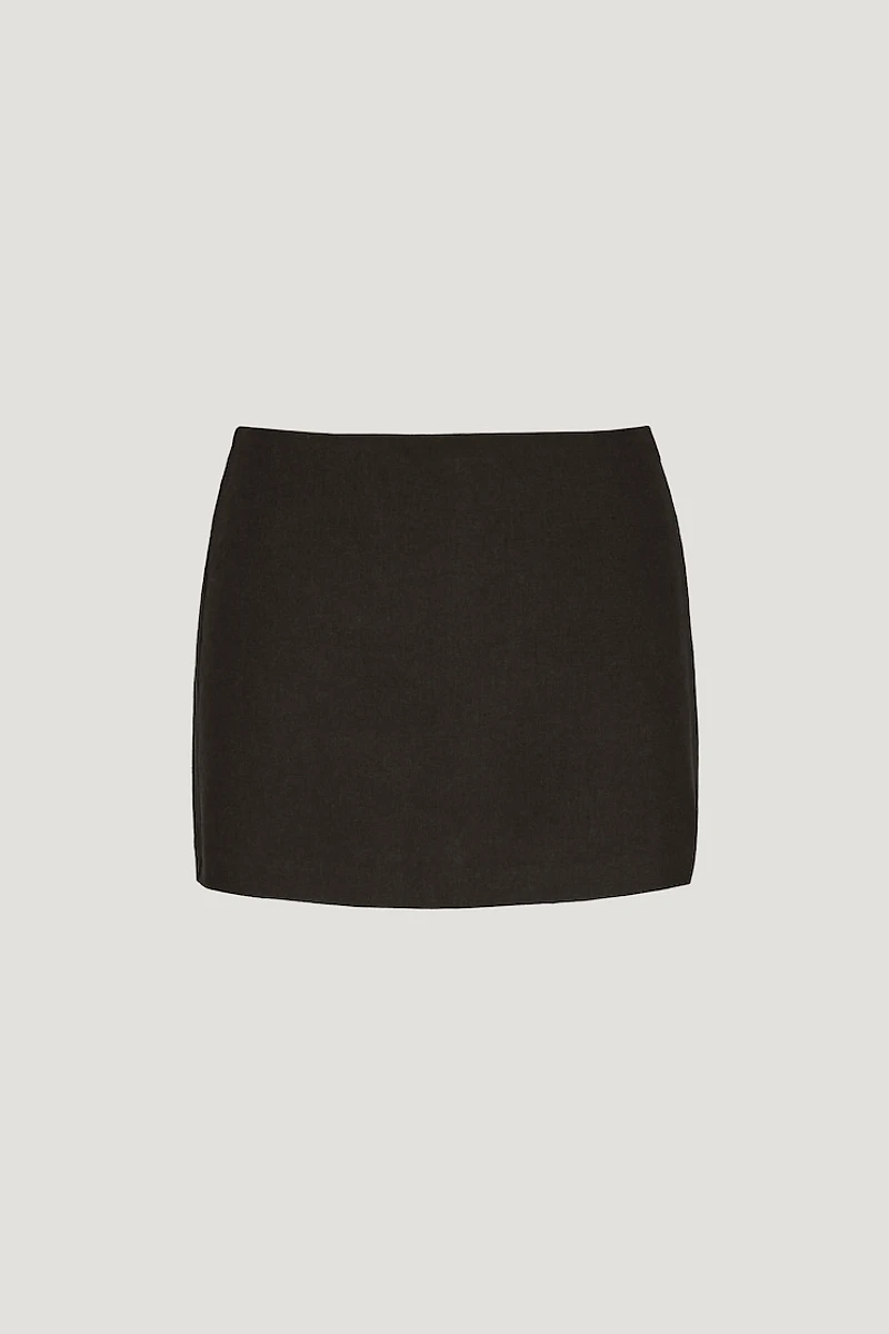 Stacie Linen Mini Skort