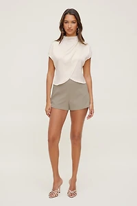Ella Layered Satin Blouse