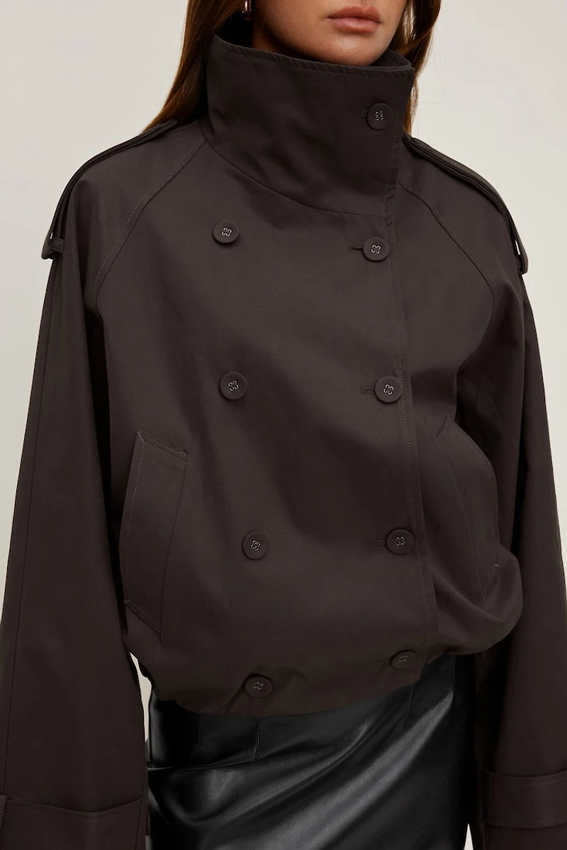 Siena Trench Bomber Jacket