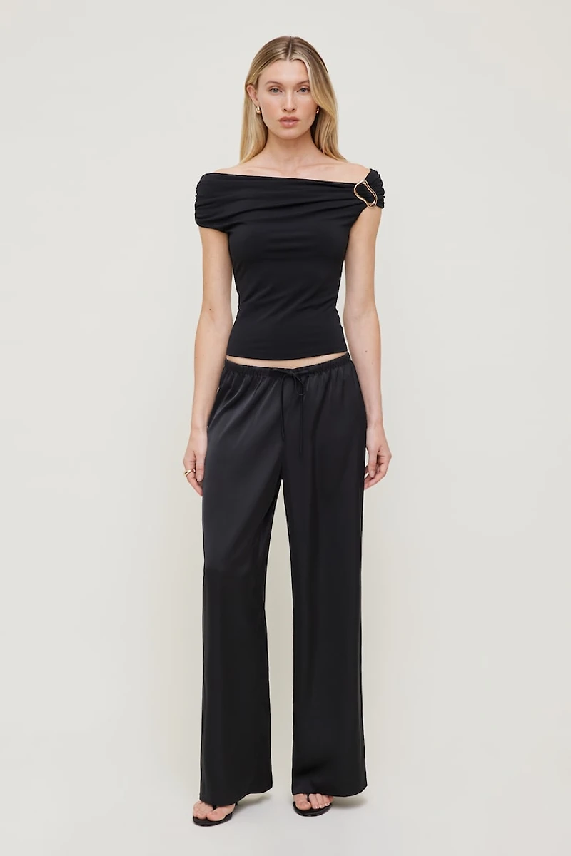 Sculpt Buckle Detail Top