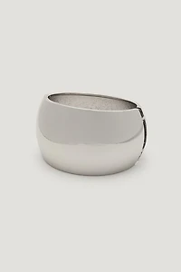 Oversized Chunky Snap Bangle Bracelet