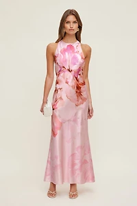 Andy Satin Maxi Dress