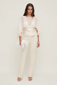 Sheer Short Cape