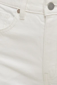 Jean Heidi à taille haute et jambe large