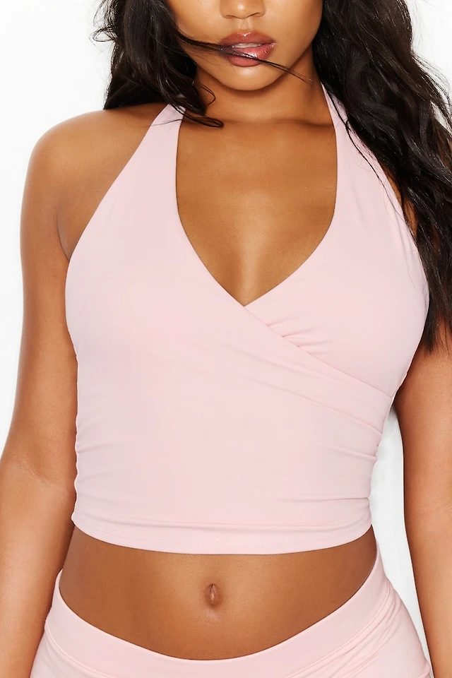 Active Wrap Halter Top