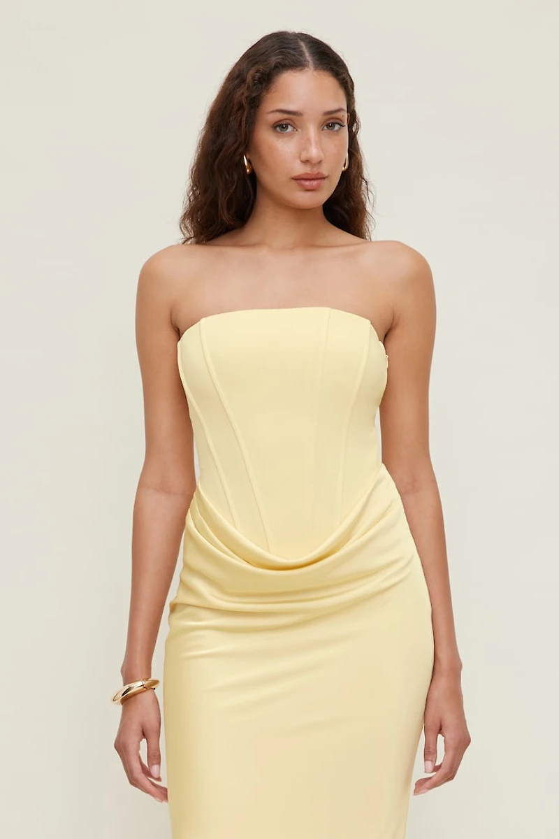 Robe maxi style corset Blaire