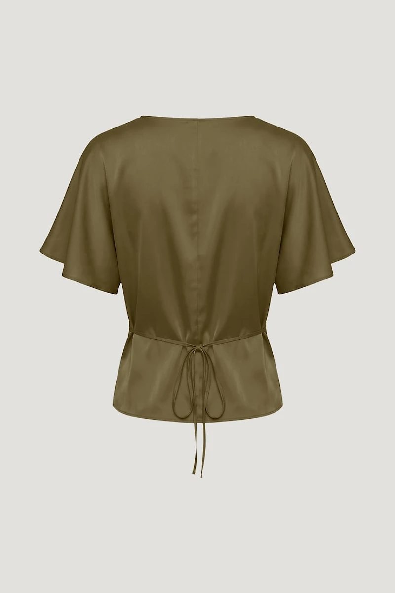 Farra Satin Blouse