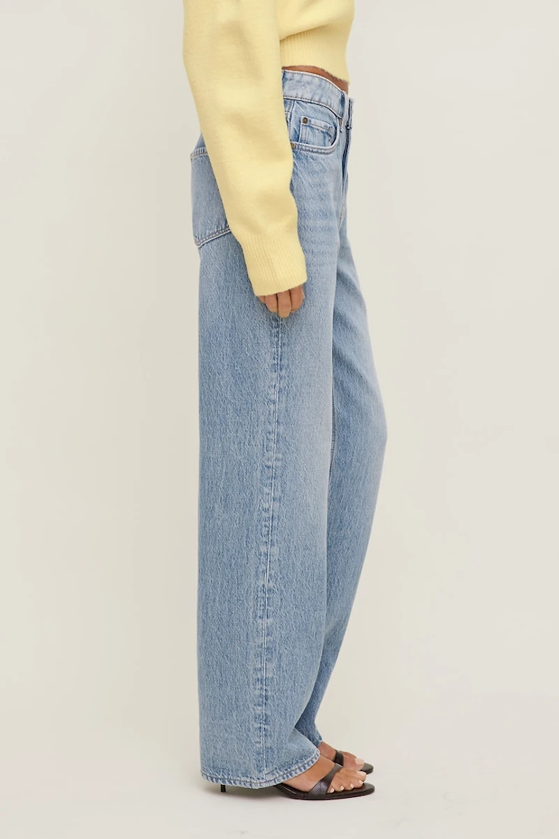 Mika Mid Rise Relaxed Straight Leg Jeans