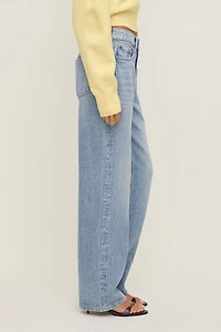 Mika Mid Rise Relaxed Straight Leg Jeans