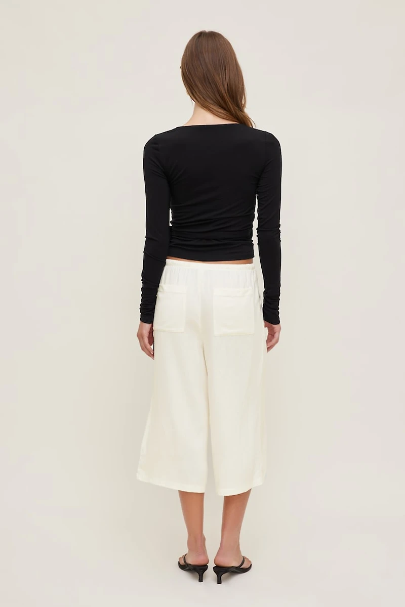 Wrap Long Sleeve Top