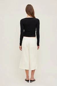 Wrap Long Sleeve Top