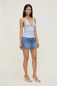 Poplin Halter Top