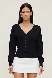 Cardigan à col en V