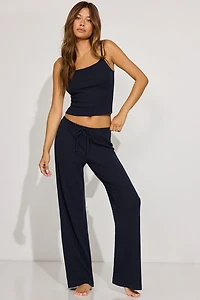 Waffle Picot Cami Top