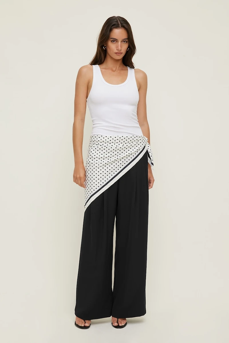 Polka Dot Oversized Square Scarf