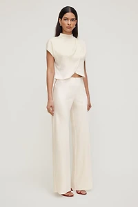 Izzy Wide Leg Satin Pants