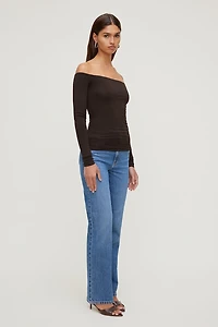 Off Shoulder Long Sleeve Top