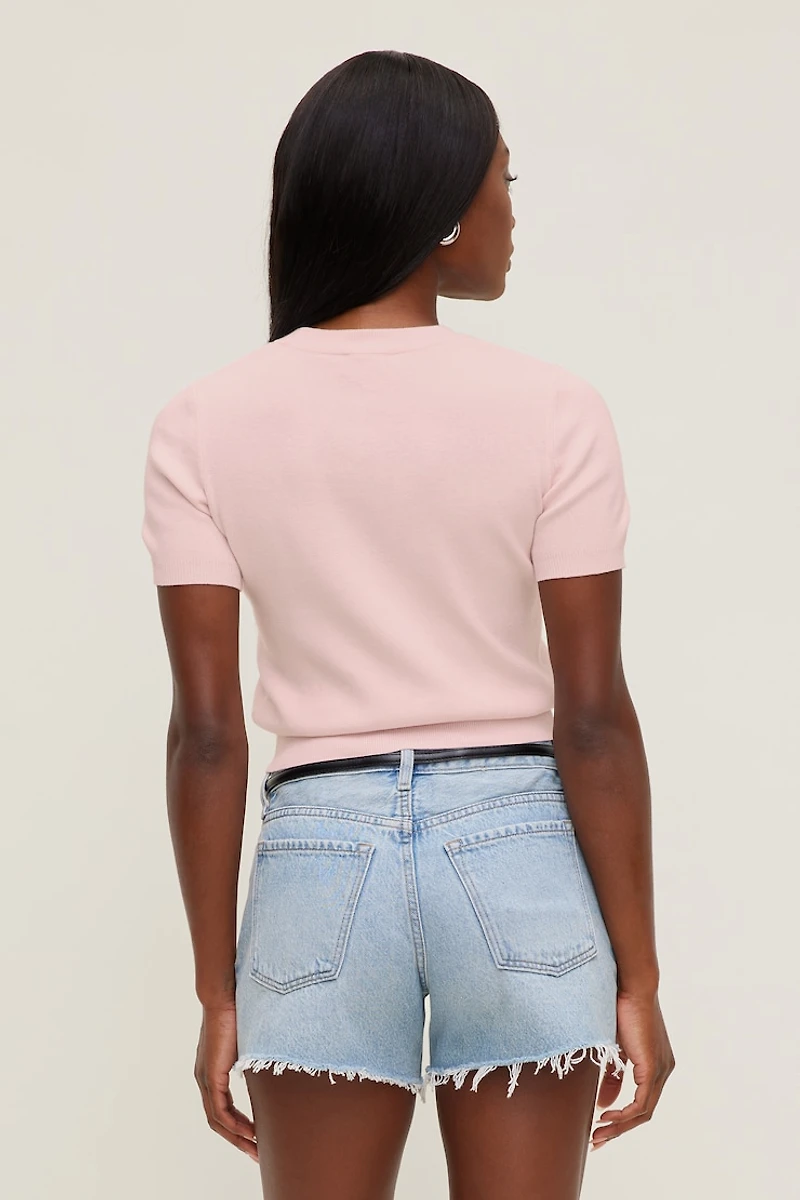 Clara Short Sleeve Sweater