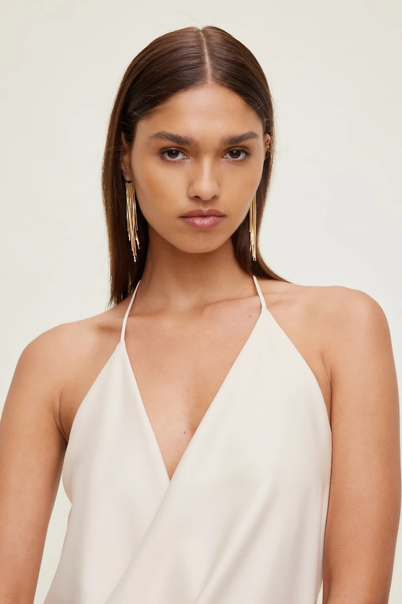 Fringe Chain Earrings