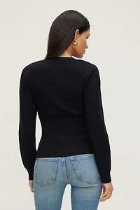 Cinched Waist Cardigan