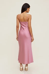 Aubrey Satin Maxi Dress