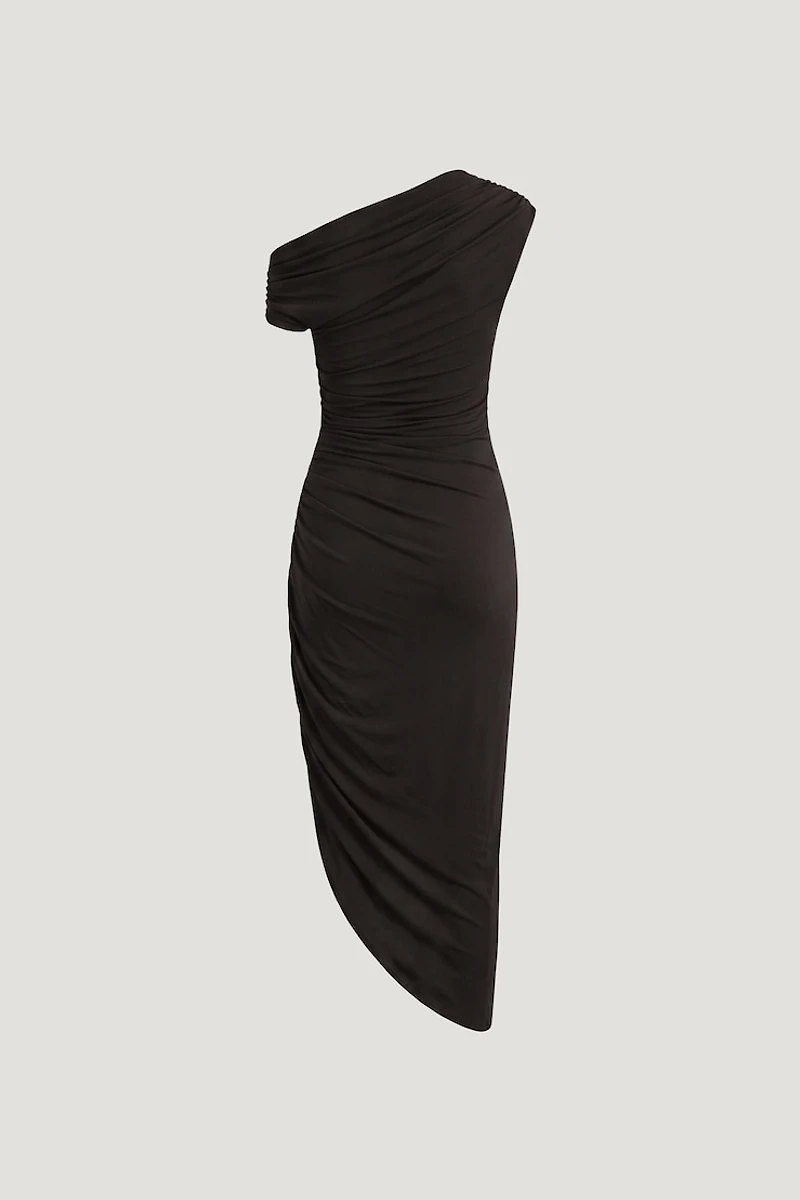 Robe midi asymétrique Veronica