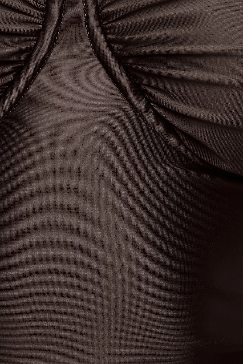 Haut en satin extensible Monet