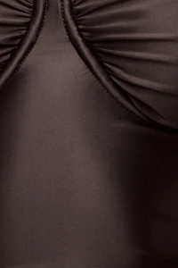 Haut en satin extensible Monet