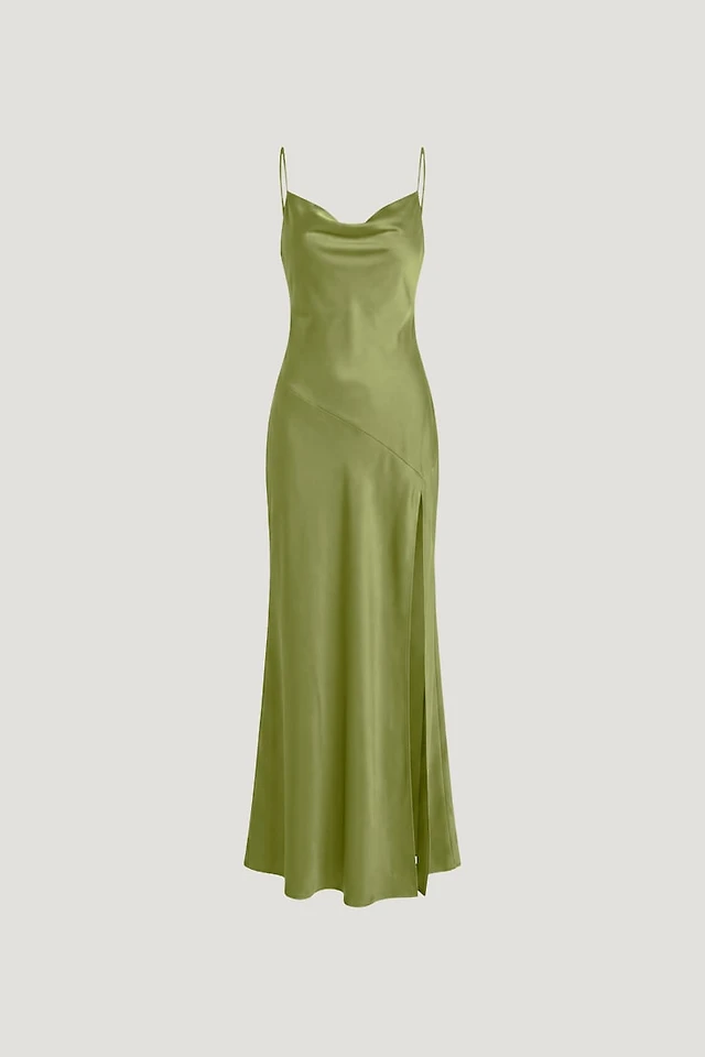 dynamite green satin dress Lucia Maxi Slip at Coquitlam Centre in Coquitlam, BC casual wedding dresses