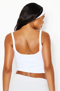 Camisole côtelée à col échancré SoftActive