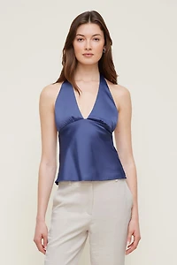Satin Halter Top