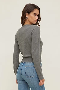 Rebecca Crewneck Cardigan
