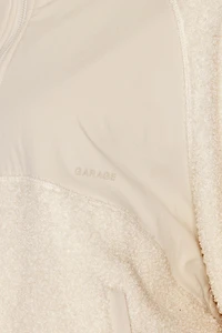 Sherpa Mixed Media Half Zip Jacket