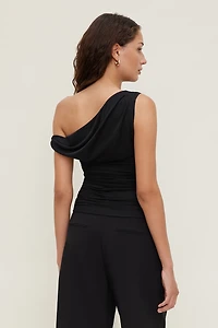Off Shoulder Mesh Top