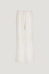 Pantalon en satin à jambe large Leo
