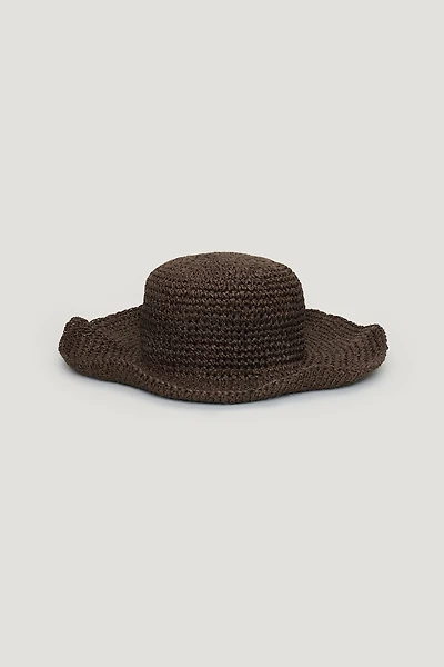 Straw Bucket Hat