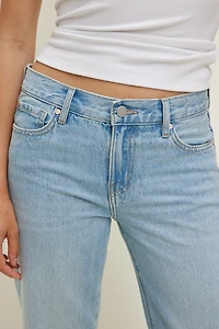 Low Rise Relaxed Straight Leg Jeans
